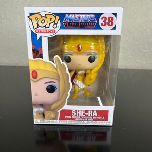 Funko Pop Retro Toys She-Ra Masters of the Universe O/S Gold Vinyl Figure 38 NIB